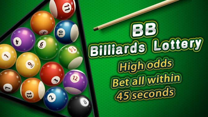 BB Billiards Lottery-High-Odds, bet all within 45 seconds-670x376